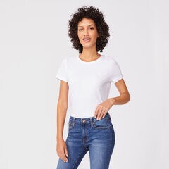 CLASSIC-FIT BRAND ICON TEE,Bright White,large