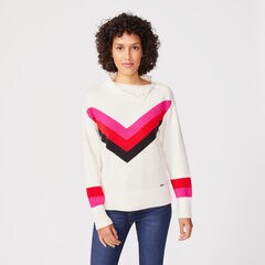 CHEVRON SNAP-BUTTON TURTLENECK,Marshmallow,large