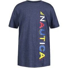 Little Boys' Mix Graphic T-Shirt (4-7),Noon Blue,large