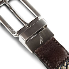 Reversible Webbed Belt,Wheat Flax,large