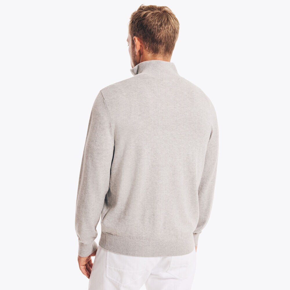 Navtech Quarter-Zip Sweater,Grey Heather,large