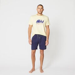 BOAT PRINT SLEEP T-SHIRT,French Vanilla,large