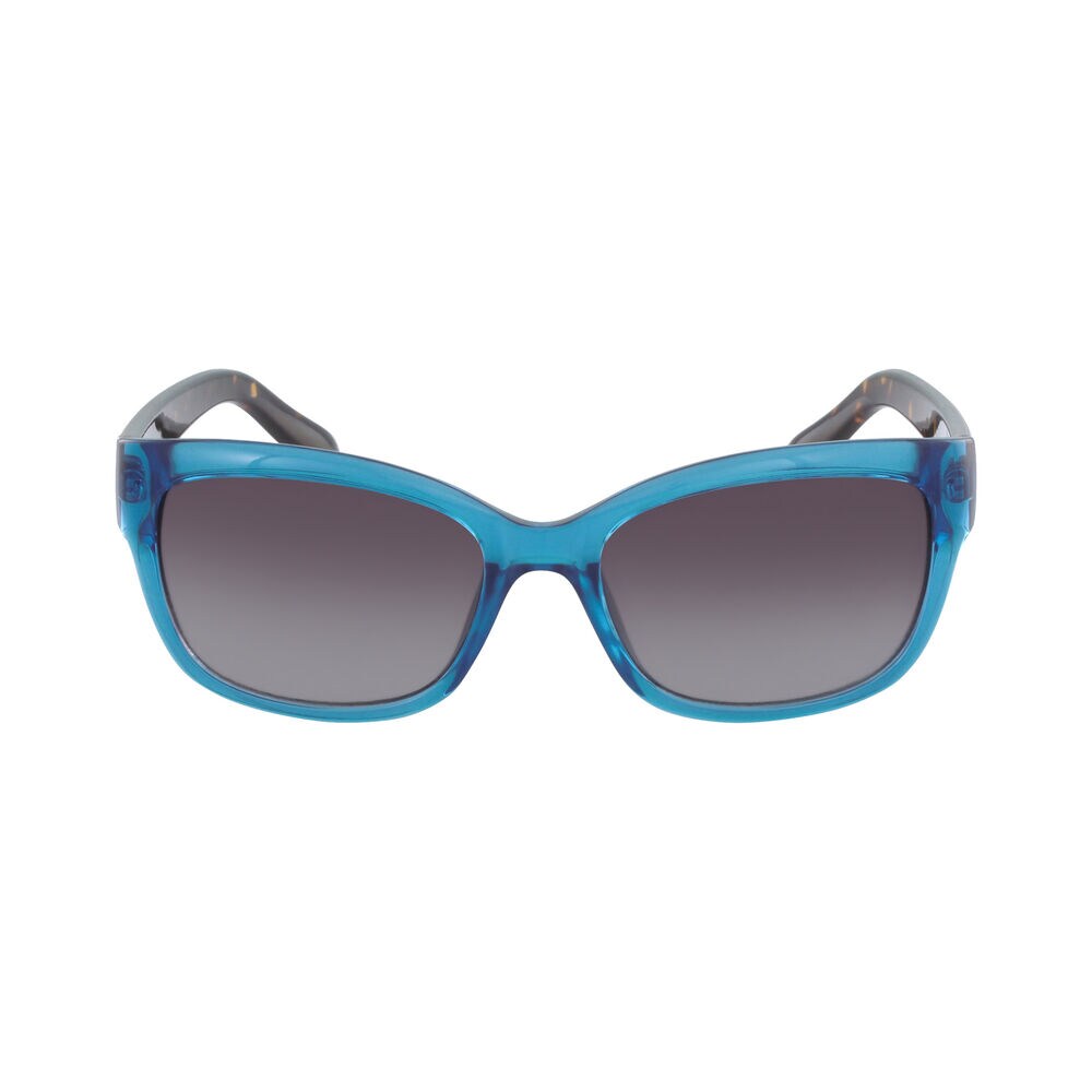 Rectangular Sunglasses with Blue Frame,Deep Dive Wash,large