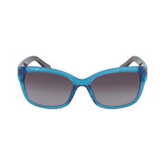 Rectangular Sunglasses with Blue Frame,Deep Dive Wash,large