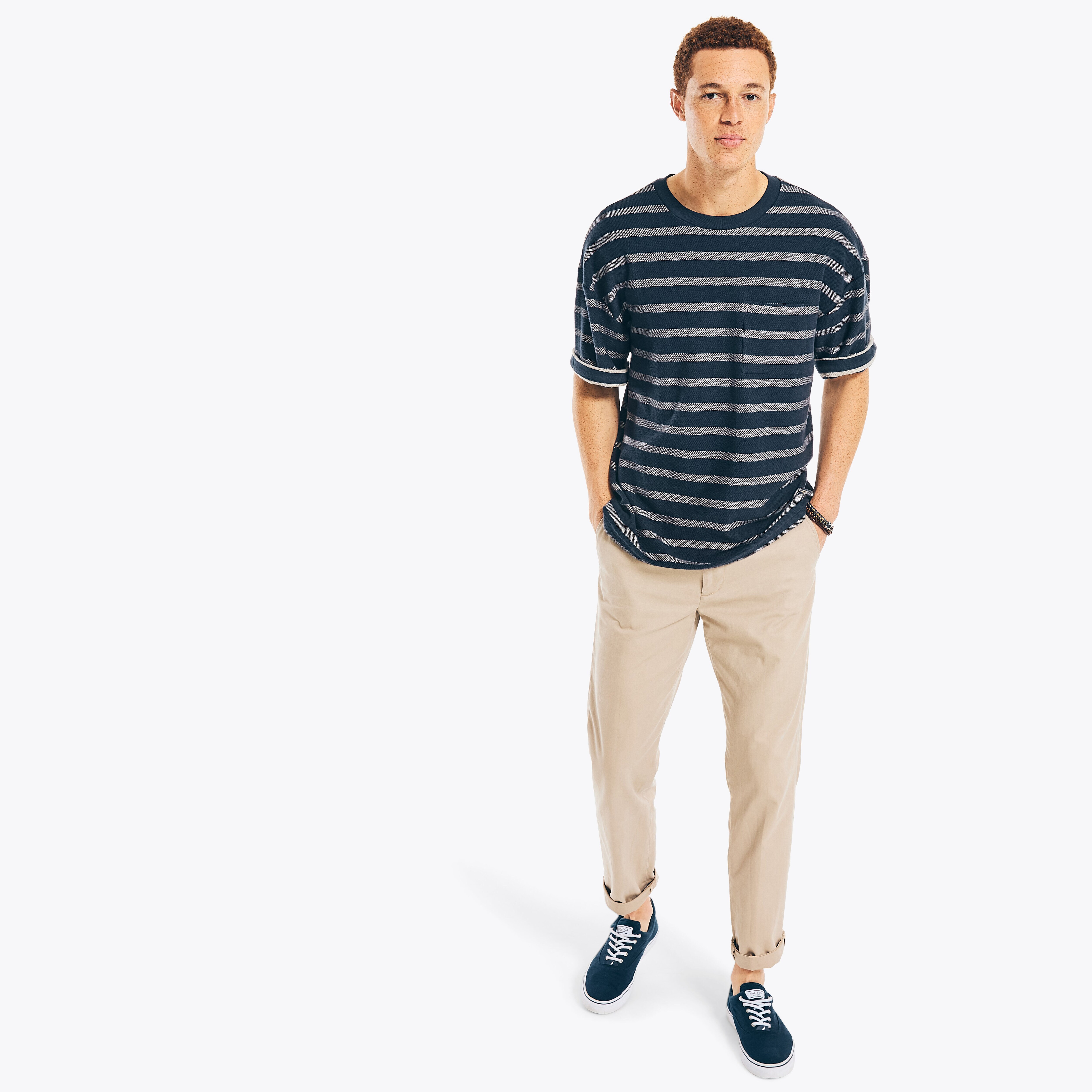 STRIPED POCKET T-SHIRT | Nautica
