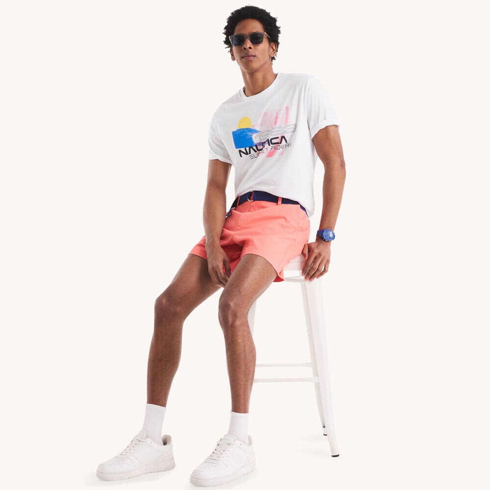 Sunset Riders Graphic T-Shirt,Bright White,large