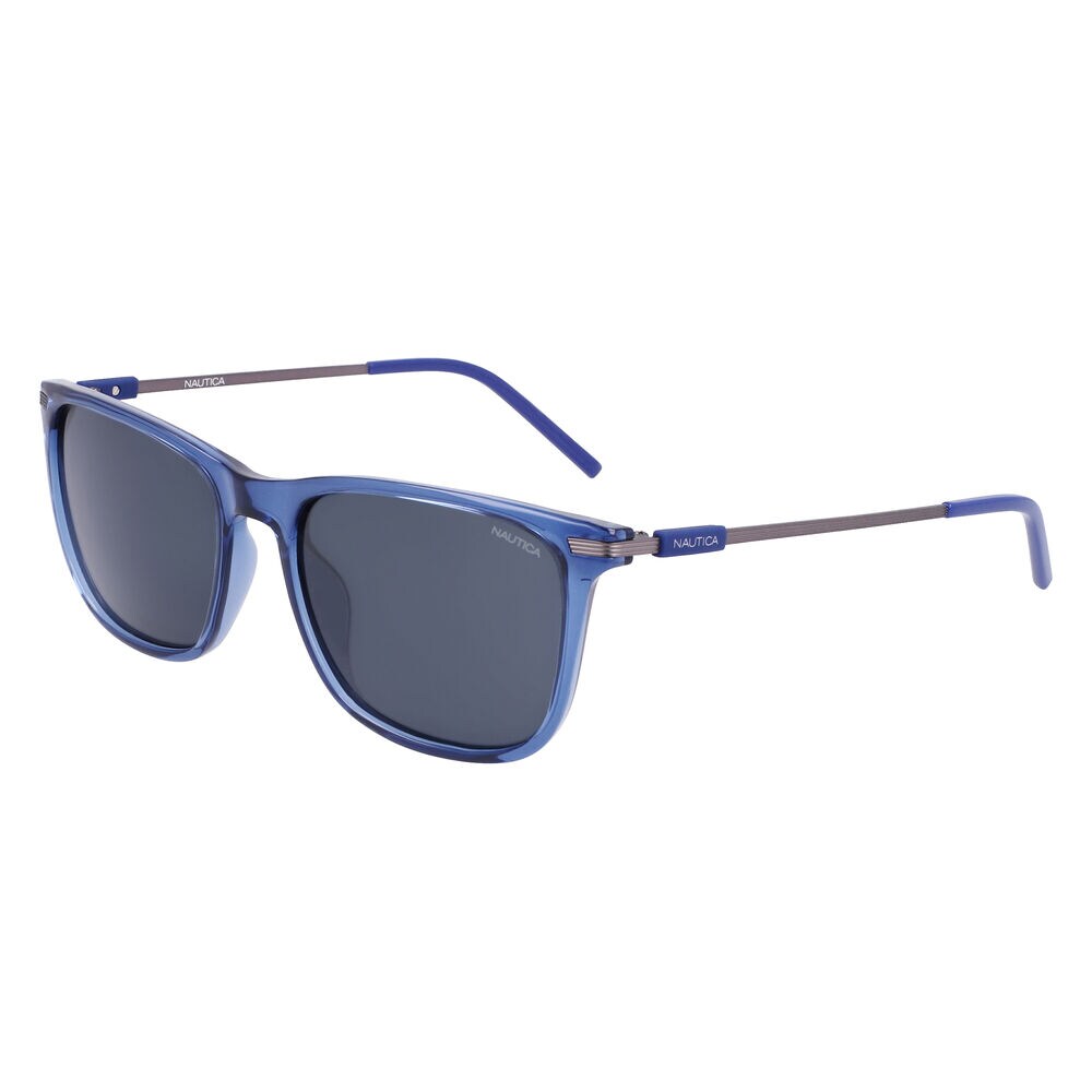 ANCHOR RECTANGLE SUNGLASSES,Workshirt Blue,large