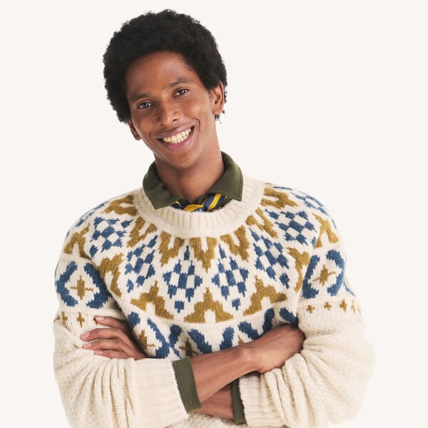 Fair Isle Crewneck Sweater