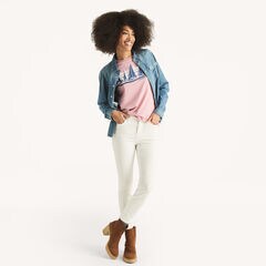 Sailing Graphic T-Shirt,Pale Coral,large