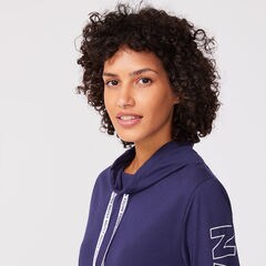 COWL NECK LOUNGE TOP ,Ice Blue,large