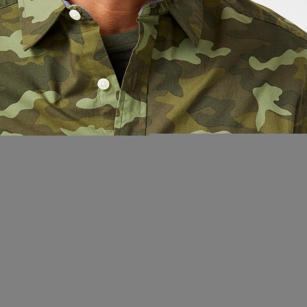 CAMOUFLAGE SHIRT,Olive Vine,large