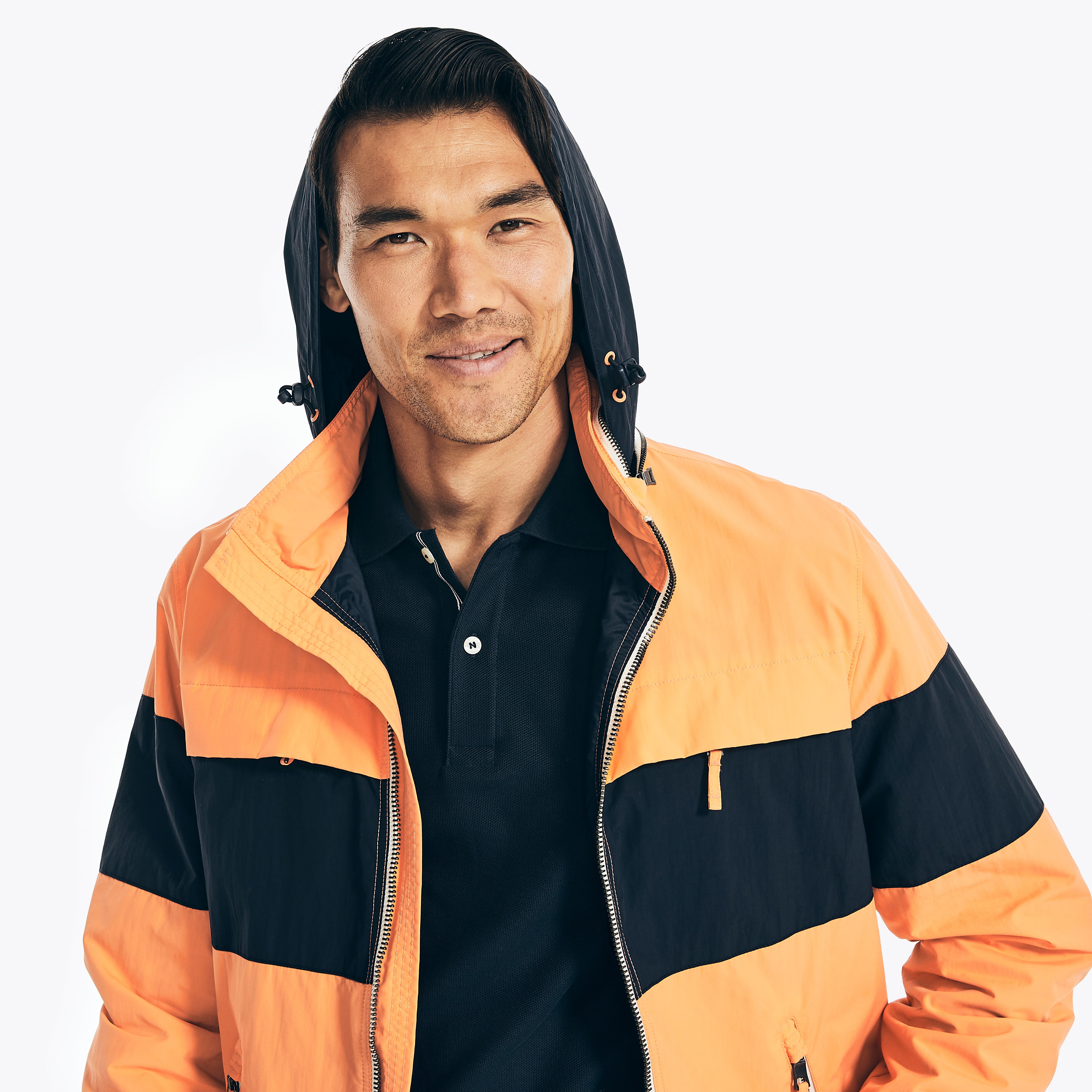 COLORBLOCK HOODED JACKET | Nautica