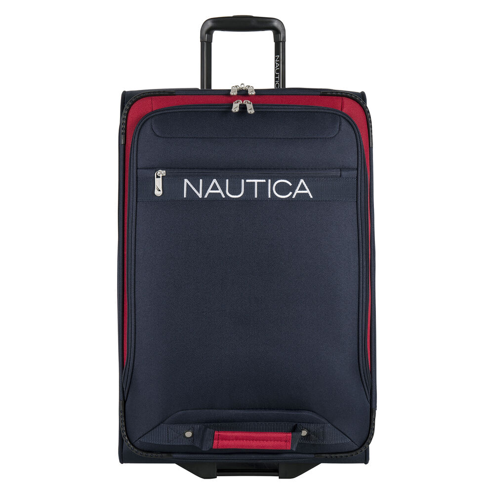 Hayes Point 25" Expandable Luggage in Navy/Red,Navy,large
