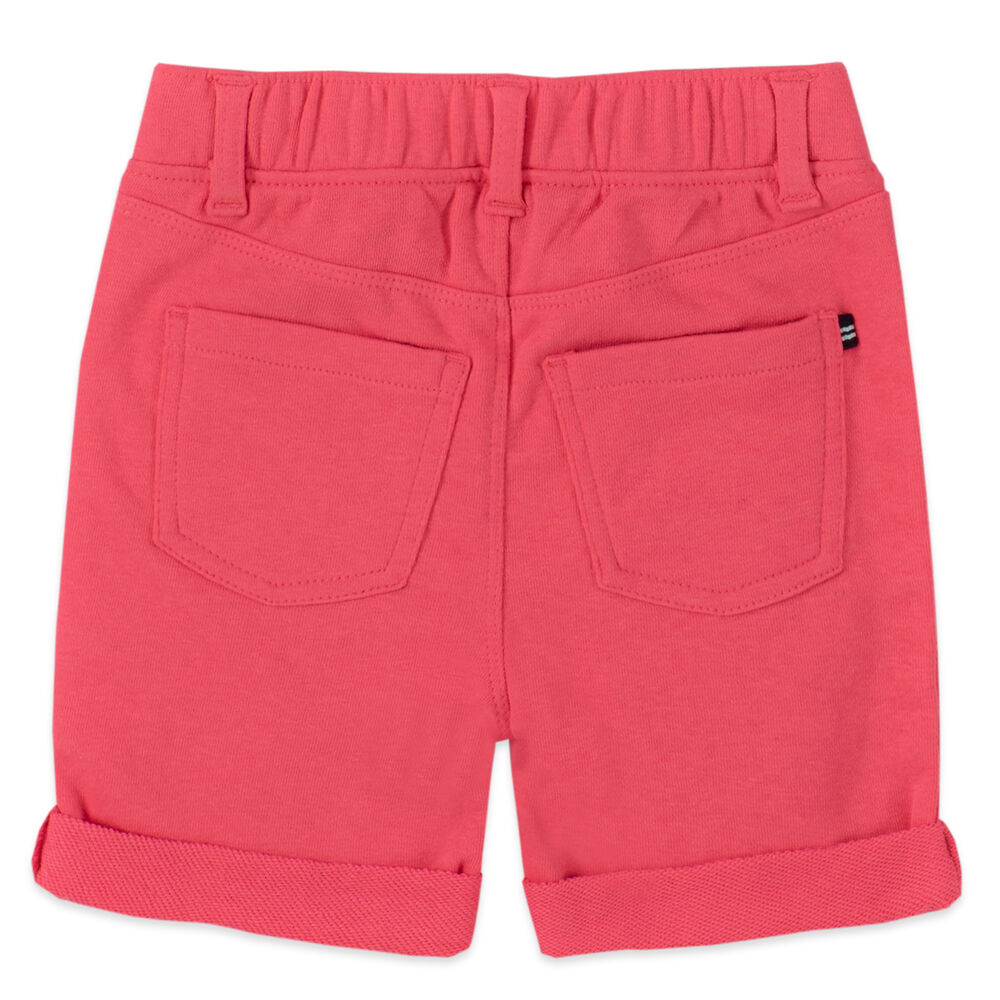 LITTLE GIRLS' STRETCH PULL-ON SHORT (4-7),Light Pink,large