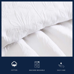 Seaside Floral White King Comforter-Sham Set,Antique White Wash,large