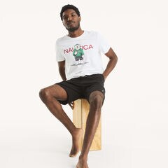 Polar Bear Graphic T-Shirt,Bright White,large