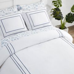 ALDEN SOLID TWIN DUVET COVER SET,Snow White,large