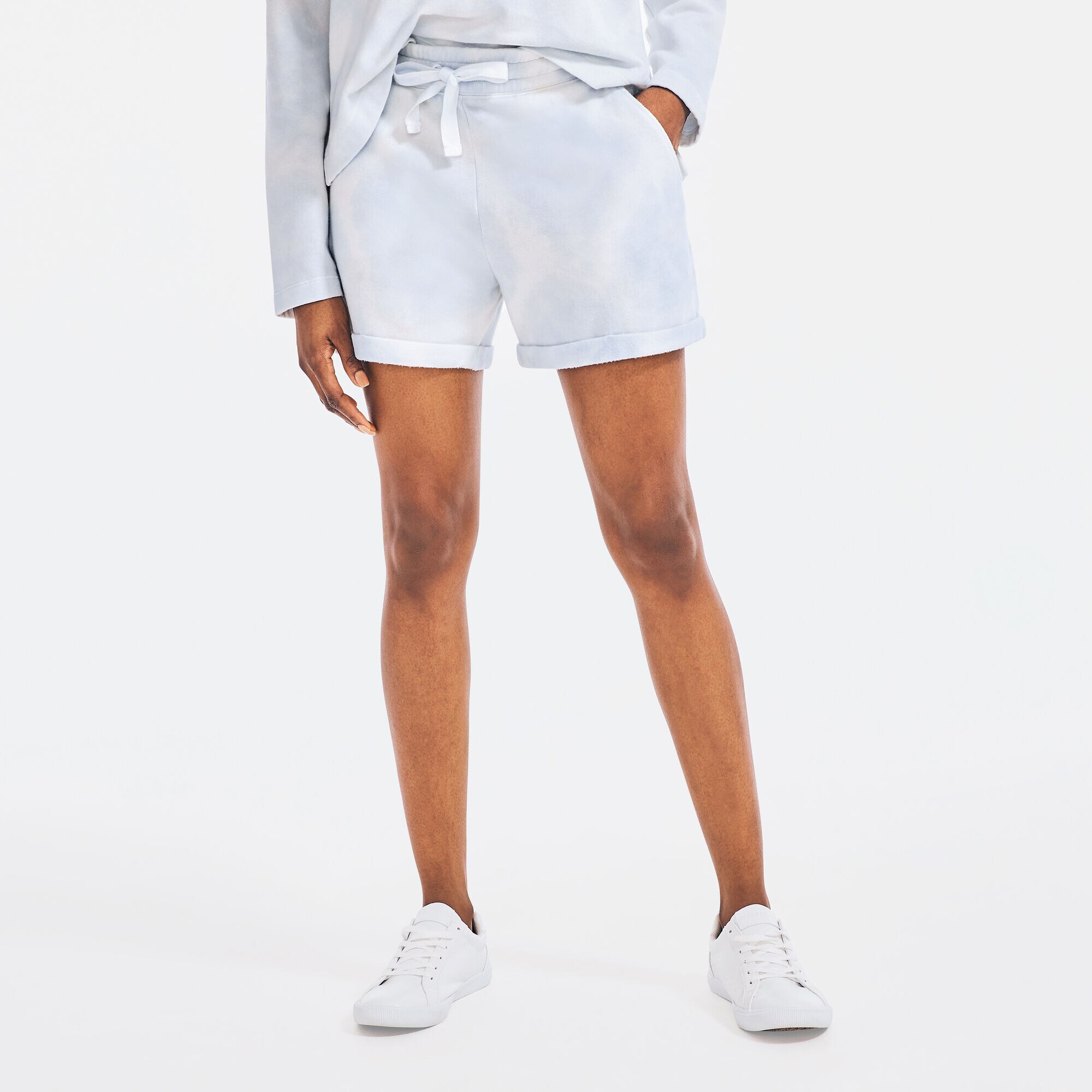 4" CLOUD WASH KNIT SHORT,Bright White,large