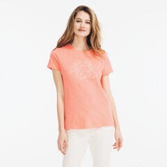 OH CRAB GRAPHIC T-SHIRT,Sugar Coral,large