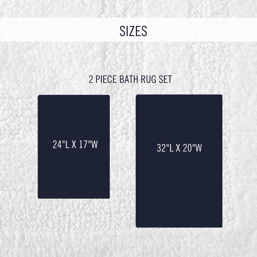 Micellar Solid Grey Reversible Bath Rug Set,Bay Grey,large
