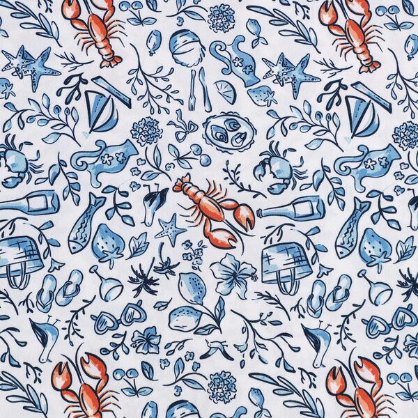 Coastal Fun Blue Twin XL Sheet Set