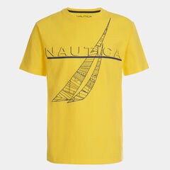 BOYS' SKETCH BRAND ICON GRAPHIC T-SHIRT (8-20),Firefly,large