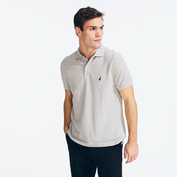Black Polo Shirt Khaki Pants Brown Shoes Tissino