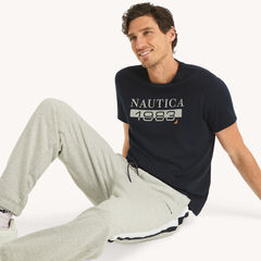 Foil 1983 Graphic T-Shirt,Navy,large