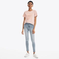 NAUTICA JEANS CO. FOIL LOGO GRAPHIC T-SHIRT,Petal,large