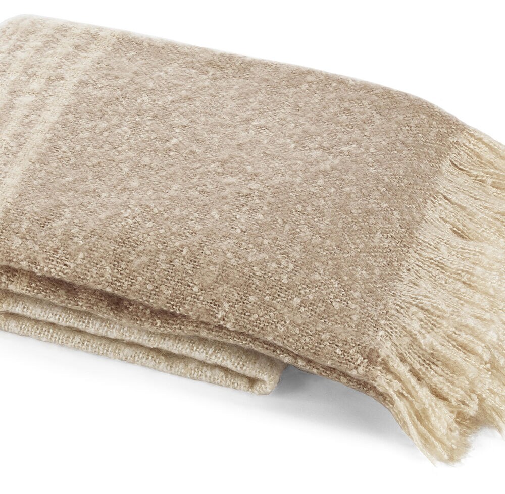 Sandkey Twine Large Throw Blanket,Sand Drift,large