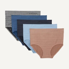 Seamless Brief, 5-Pack,Angel Blue,large