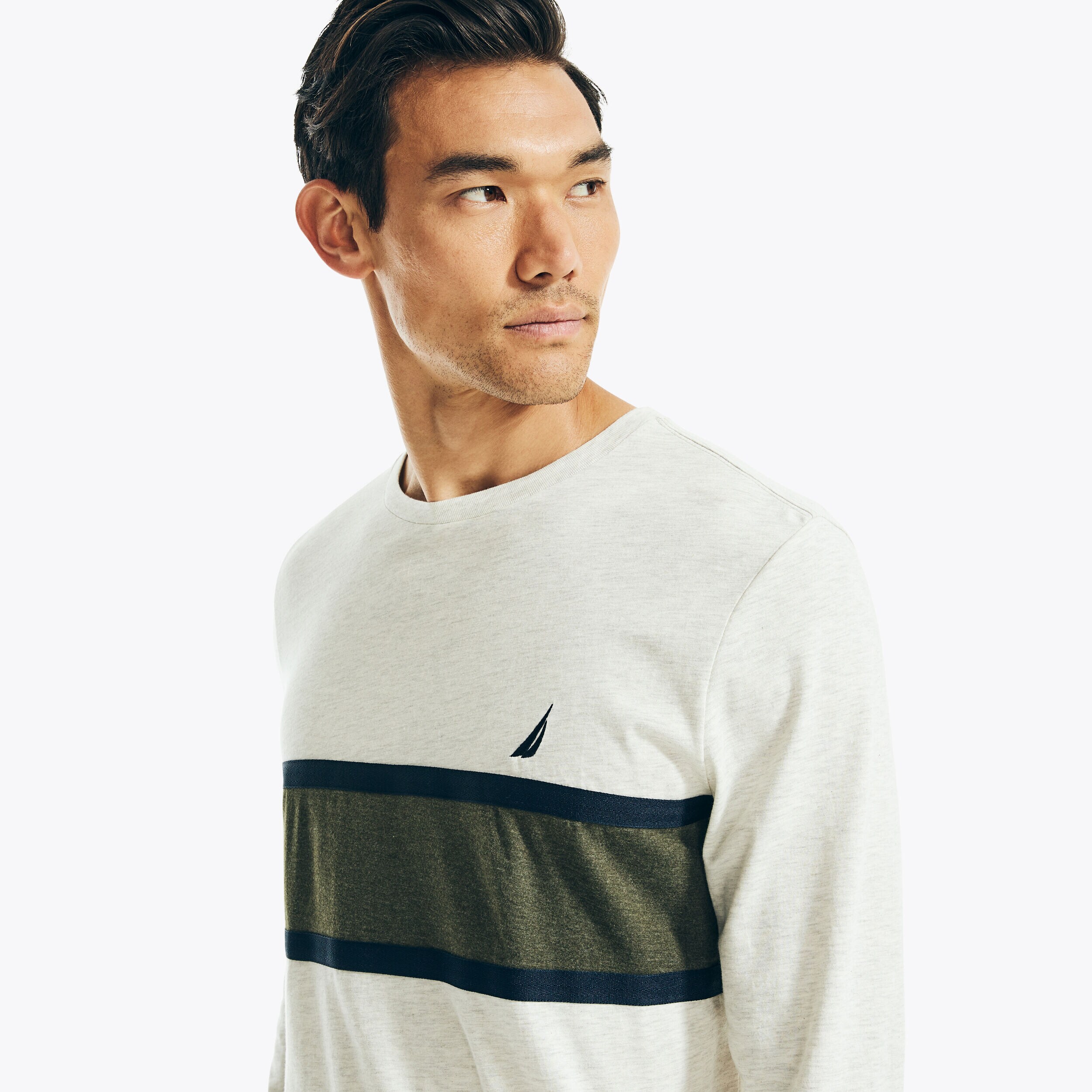 COLORBLOCK LONG-SLEEVE T-SHIRT | Nautica