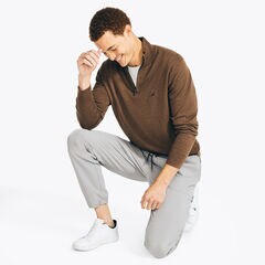 Navtech Quarter-Zip Sweater,Espresso,large