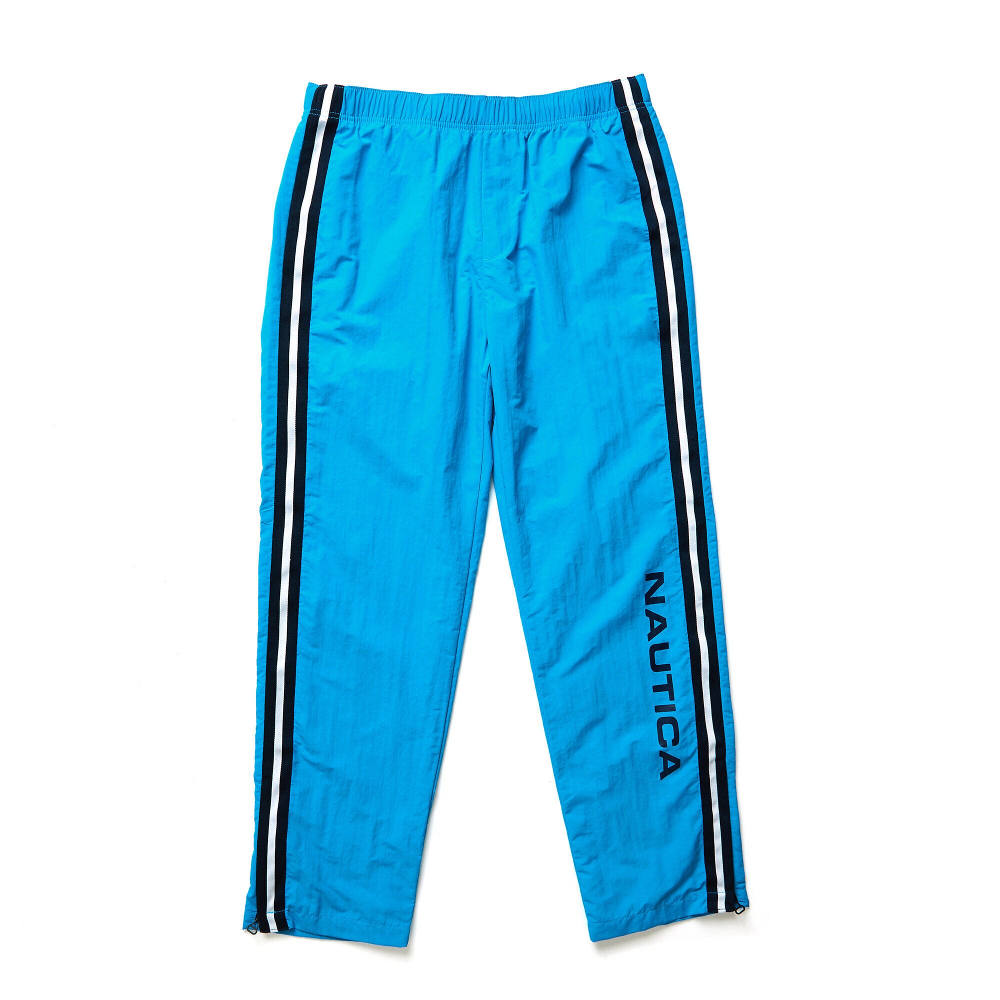 Lil Yachty by Nautica Logo Track Pants,Hawaiian Ocean,large