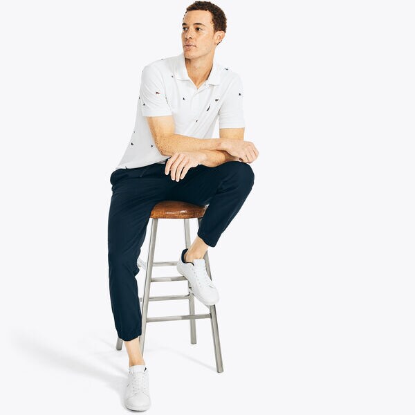 CLASSIC FIT PRINTED DECK POLO