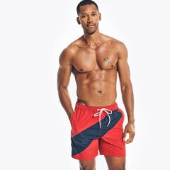 8" DIVER QUICK-DRY SWIM,Nautica Red,large