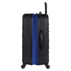 Vernon Bay 24" Hardside Spinner Luggage in Black/Cobalt,True Black,large