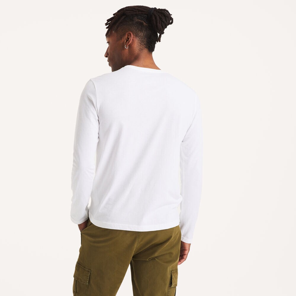 Graphic Long-Sleeve T-Shirt,Bright White,large