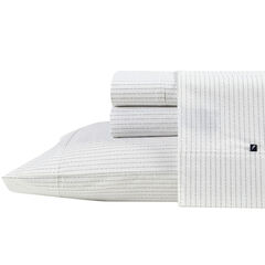 BUOY LINE GREY QUEEN SHEET SET,Multi,large