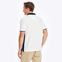 NAVTECH SUSTAINABLY CRAFTED CLASSIC FIT POLO,Bright White,large