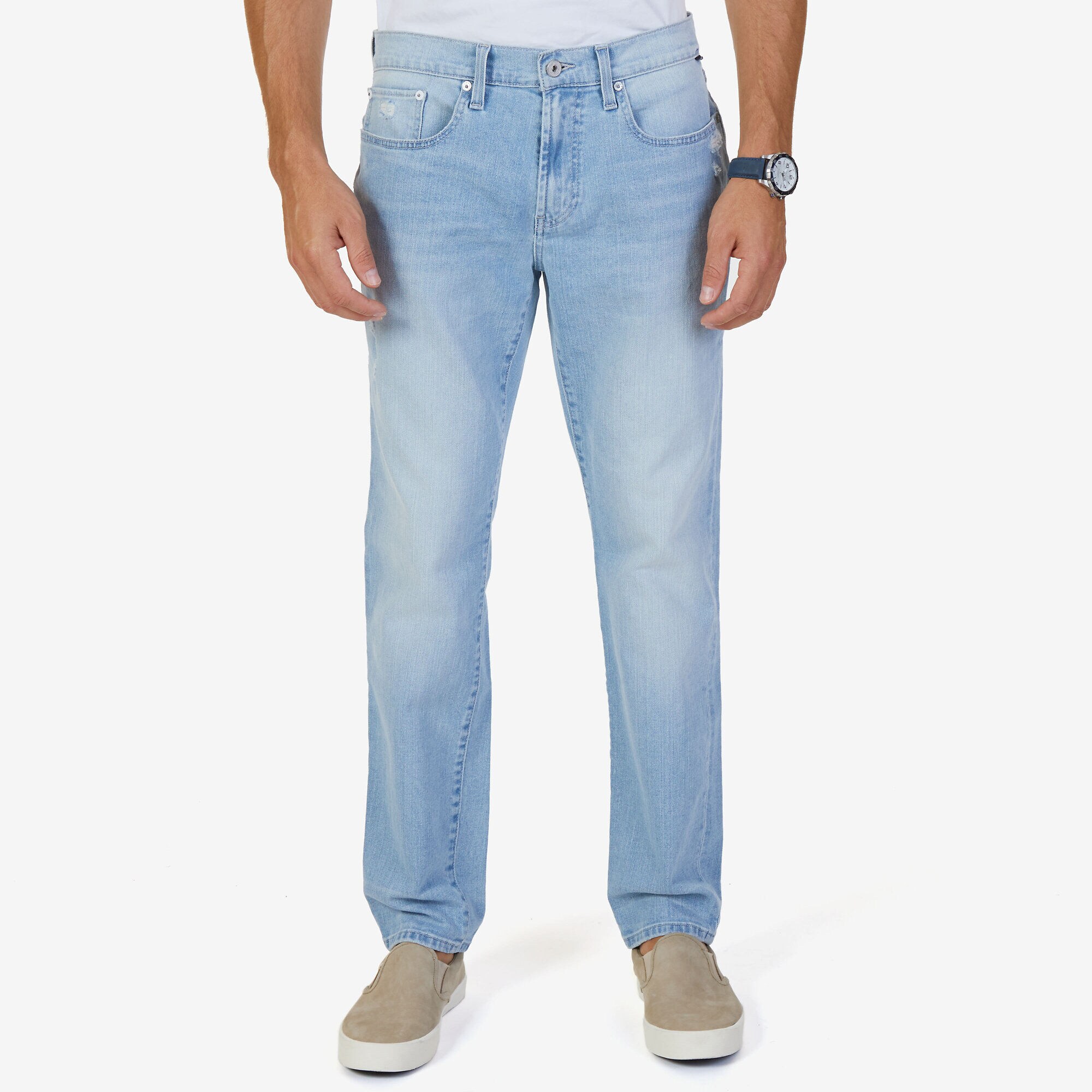 Slim Fit Sea Frost Wash Stretch Jeans,Hawaiian Ocean,large
