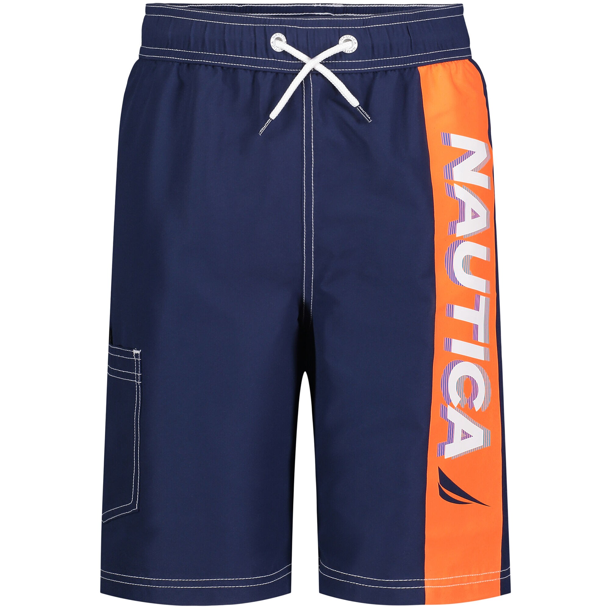 TODDLER BOYS' FLAG IN MOTION BOARD SHORT (2T-4T),J Navy,large