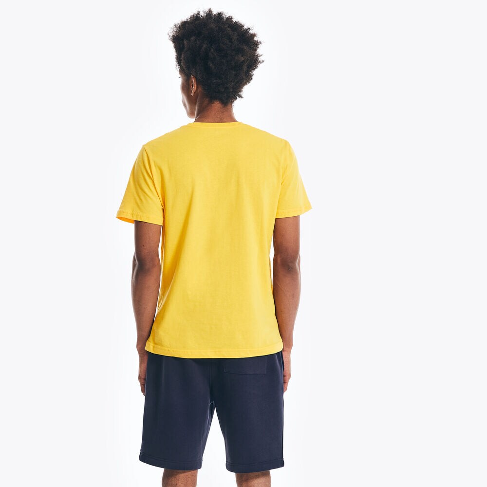 SPINNAKER GRAPHIC T-SHIRT,Lemon Chrome,large