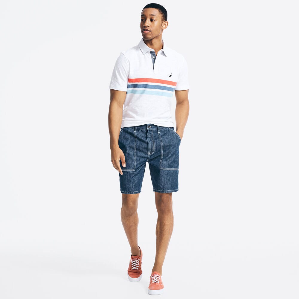 NAUTICA JEANS CO. CARPENTER DENIM SHORT,Noon Blue,large