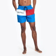 6" Heritage Flag Quick-Dry Swim,True Navy,large