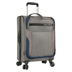 Naval Yard 19" Expandable Spinner Luggage,Charcoal Heather,large