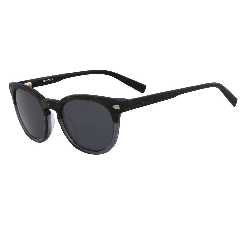 Vintage Round Sunglasses,Black,large