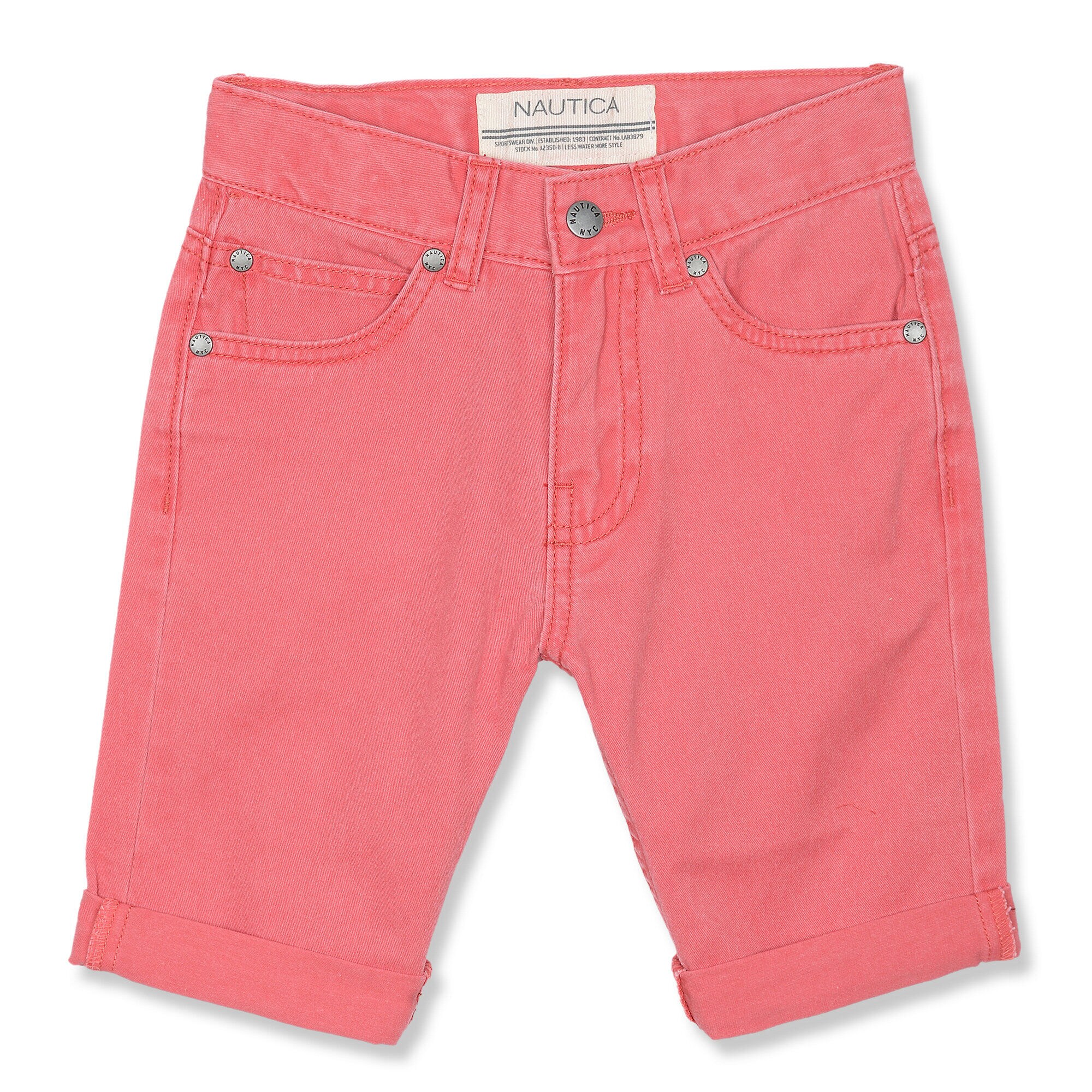 Toddler Boys' Cowell Cuffed Shorts (2T-4T),Rose,large