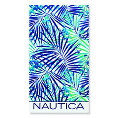 MULTICOLOR PALM BEACH TOWEL,Ice Blue,large