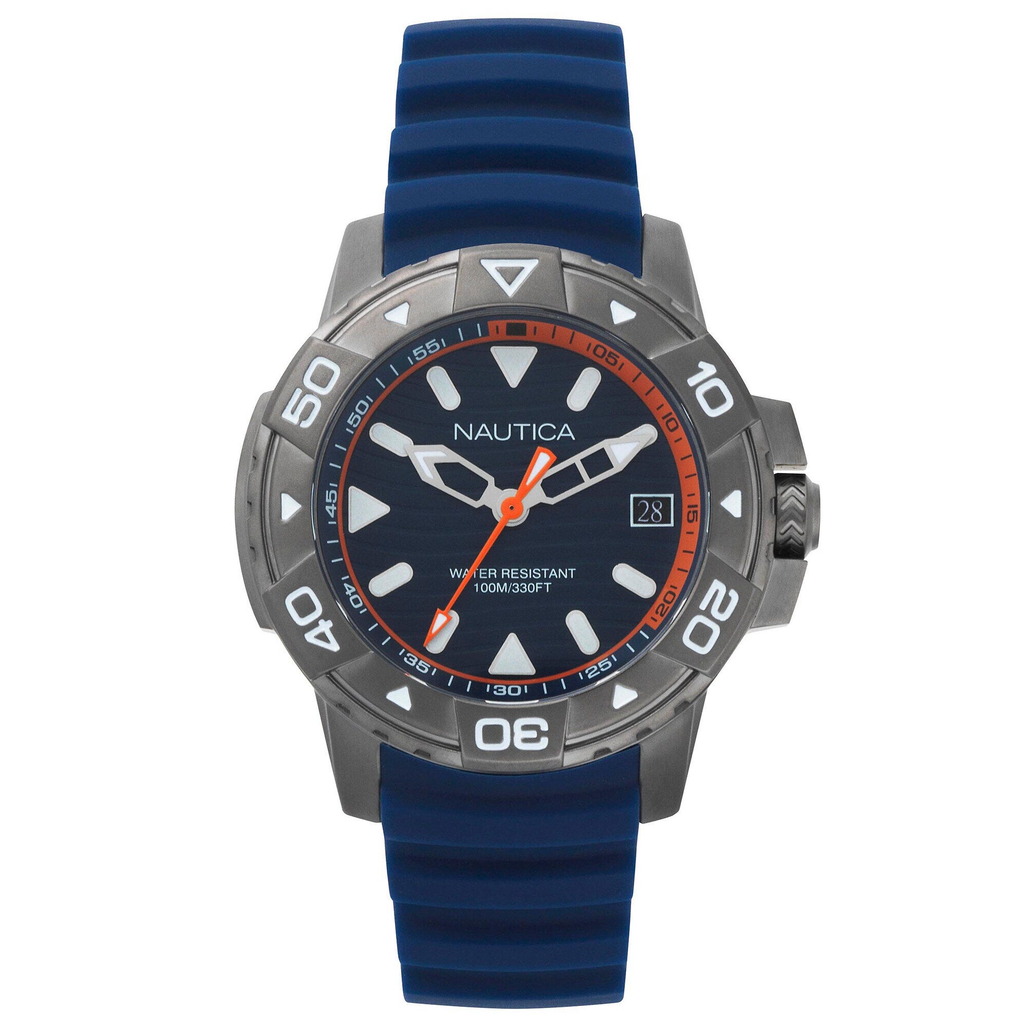 Edgewater Silicone Watch Navy Nautica